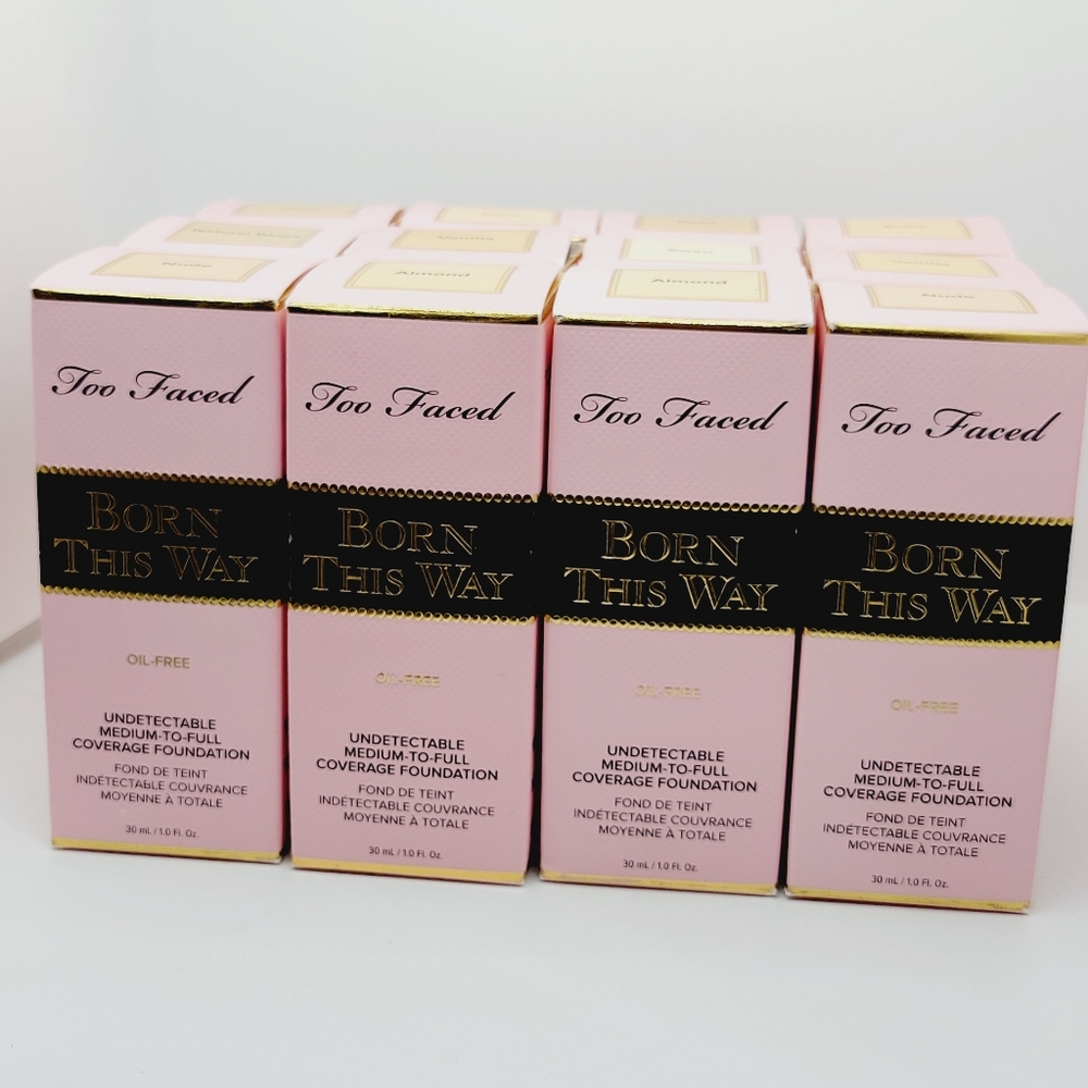Vanilla Too Faced Born This Way Foundation Oil Free Very Light Brand New In Box - Picture 11 of 11
